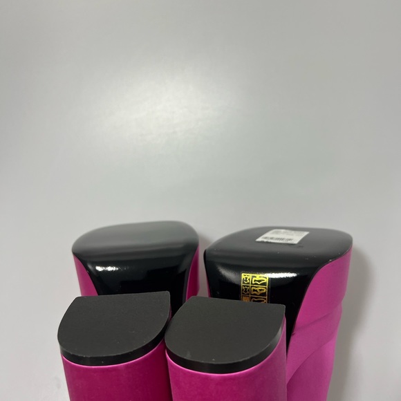 Versace Aevitas Satin Platform Pumps Pink Women’s EU 38.5/US 8.5 - Picture 9 of 12
